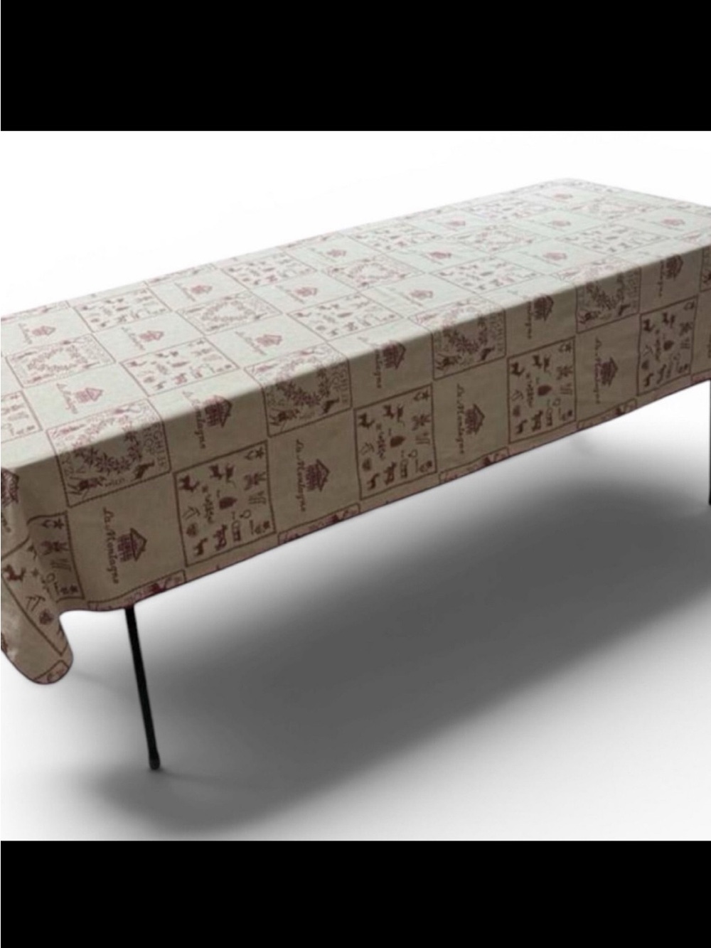 Vintage Linen Holiday Tablecloth Or Coverlet